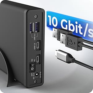 Boîtier pour disque dur et hub en un