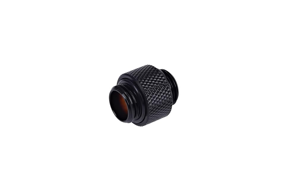 Raccord double Alphacool HF G1/4 AG vers G1/4 AG 10 mm – Deep Black