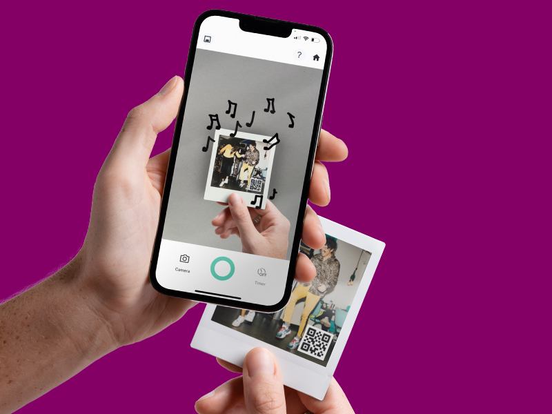 Mode AR* print ( * réalité augmenté)