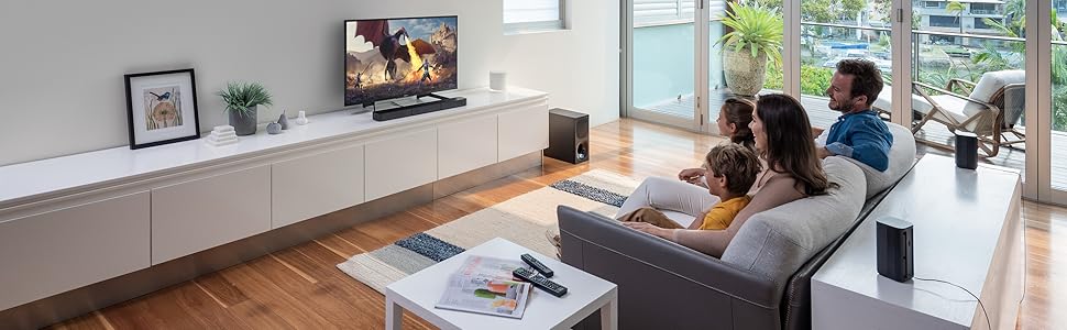 Le véritable son surround 5.1 canaux
