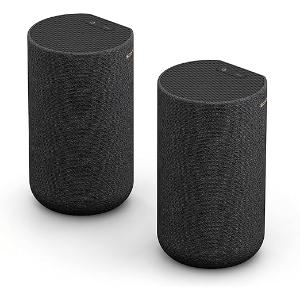 Sony SA-RS5 - Enceintes arrière Satellites sans Fil avec Batterie intégrée, Noir (Compatible avec Serie A)