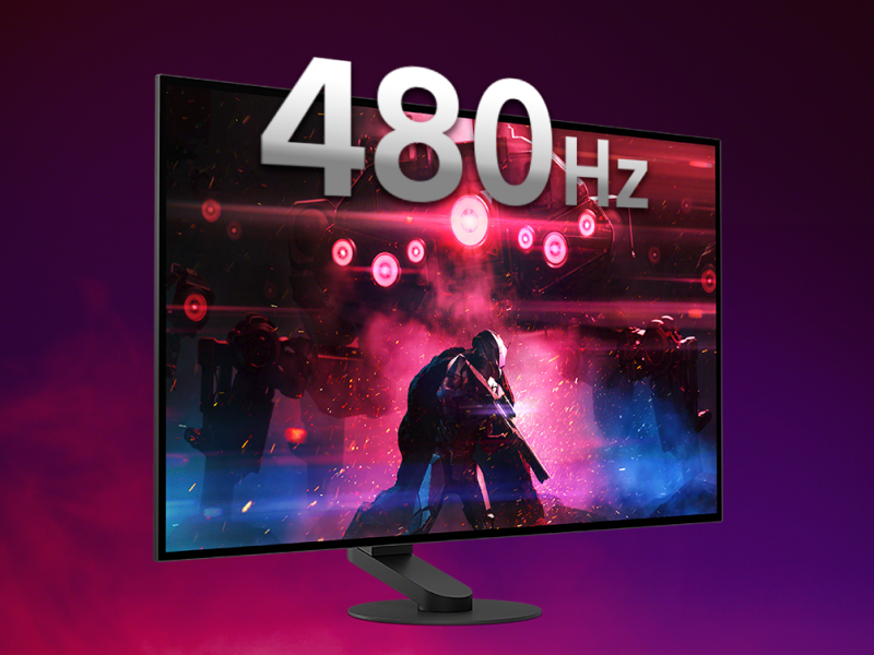 Un moniteur OLED 480 Hz avec une précision de mouvement exceptionnelle