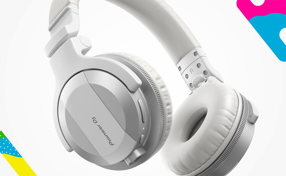 HDJ-CUE1BT Casque DJ avec fonctionnalité Bluetooth (blanc)