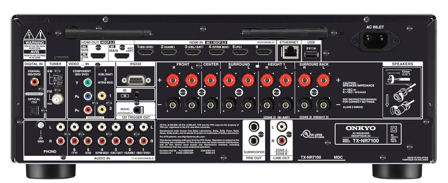 ONKYO TX-NR7100: ULTRA CONNECTÉ