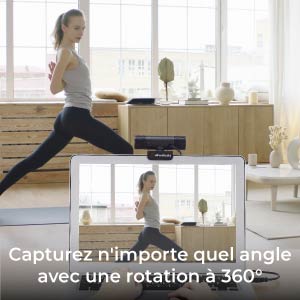 Capturez n'importe quel angle avec une rotation à 360°