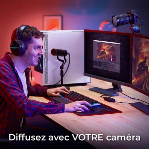Diffusez avec VOTRE appareil photo