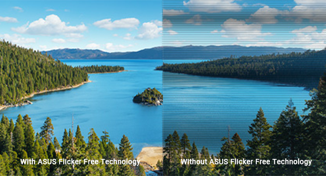 Technologie ASUS Flicker-free