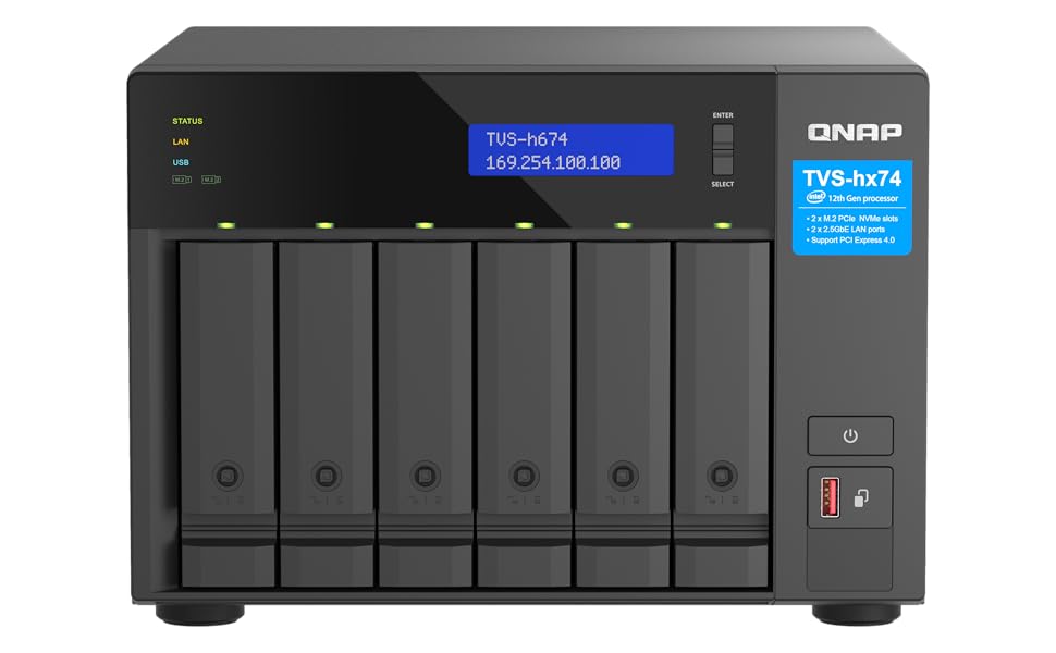 QNAP TVS-h674-i3-16G