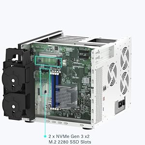 Emplacements M.2 pour la mise en cache SSD et la reconnaissance d'image accélérée alimentée par l'IA