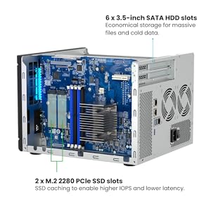 Emplacements M.2 PCIe pour la mise en cache SSD et la reconnaissance d'image accélérée alimentée par l'IA