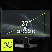 27" UHD Rapid IPS Panel