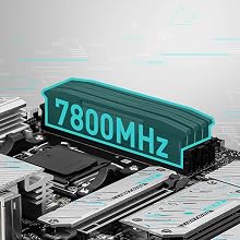 4 x DDR5 Dual Channel (7800+ MHz OC)*