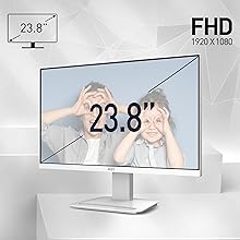 Écran de 23,8 pouces en résolution FHD