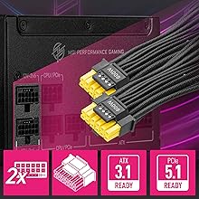 Prise en charge de deux GPU PCIe 5.1 (deux connecteurs 12 V-2x6 natifs)