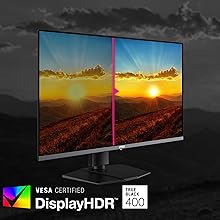Certifié VESA DisplayHDR True Black 400