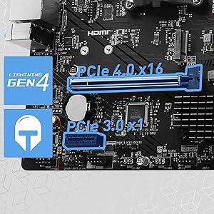 Slot PCIe 4.0 x16 renforcé