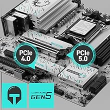 Slot PCIe 5.0 x16 renforcé