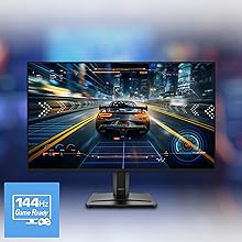 144 Hz paré pour jouer