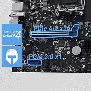Slot PCIe 4.0 x16 renforcé