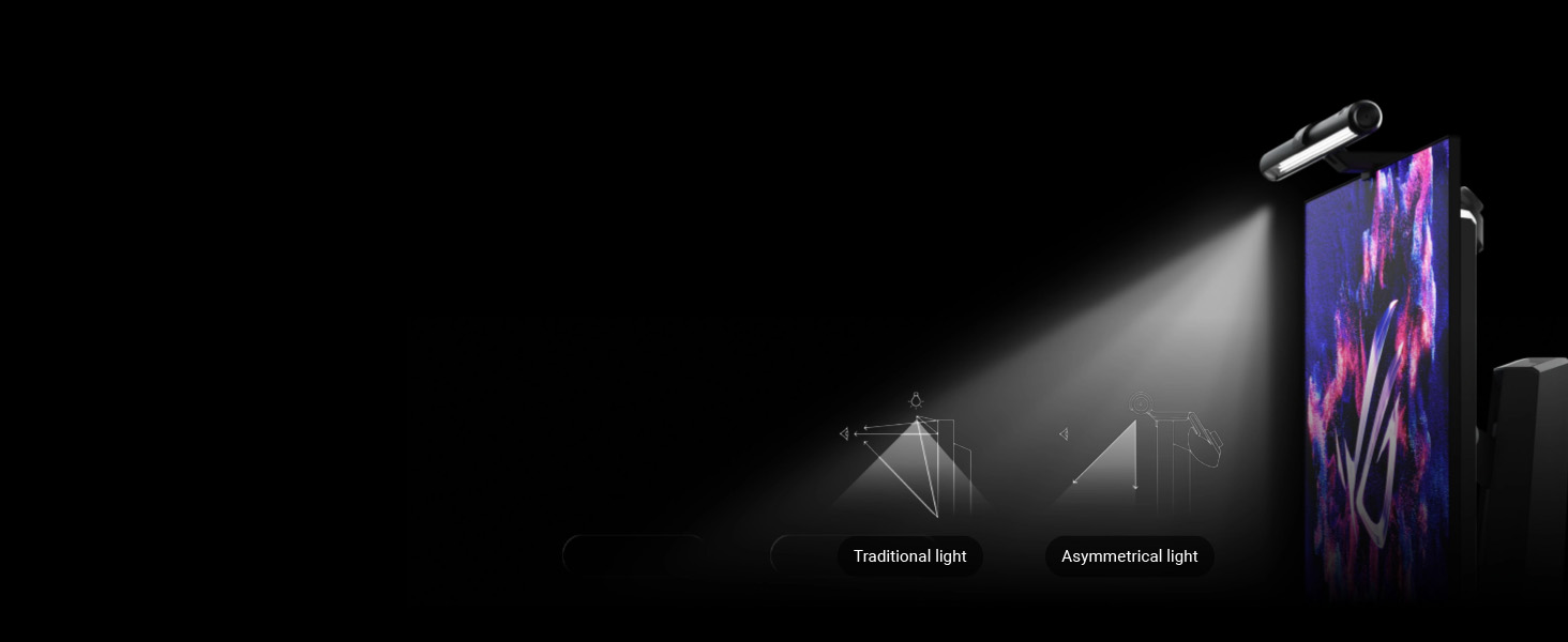 CONCEPTION DE LUMIÈRE ASYMÉTRIQUE
