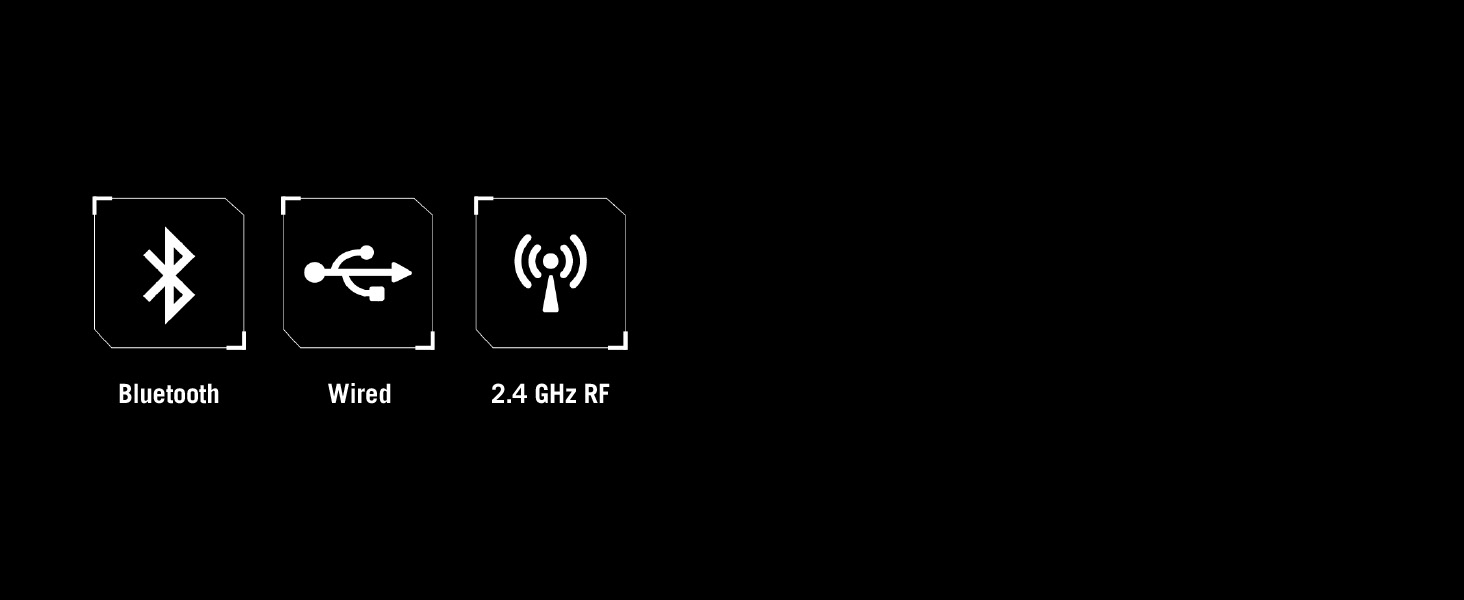 Connectivité tri-mode polyvalente