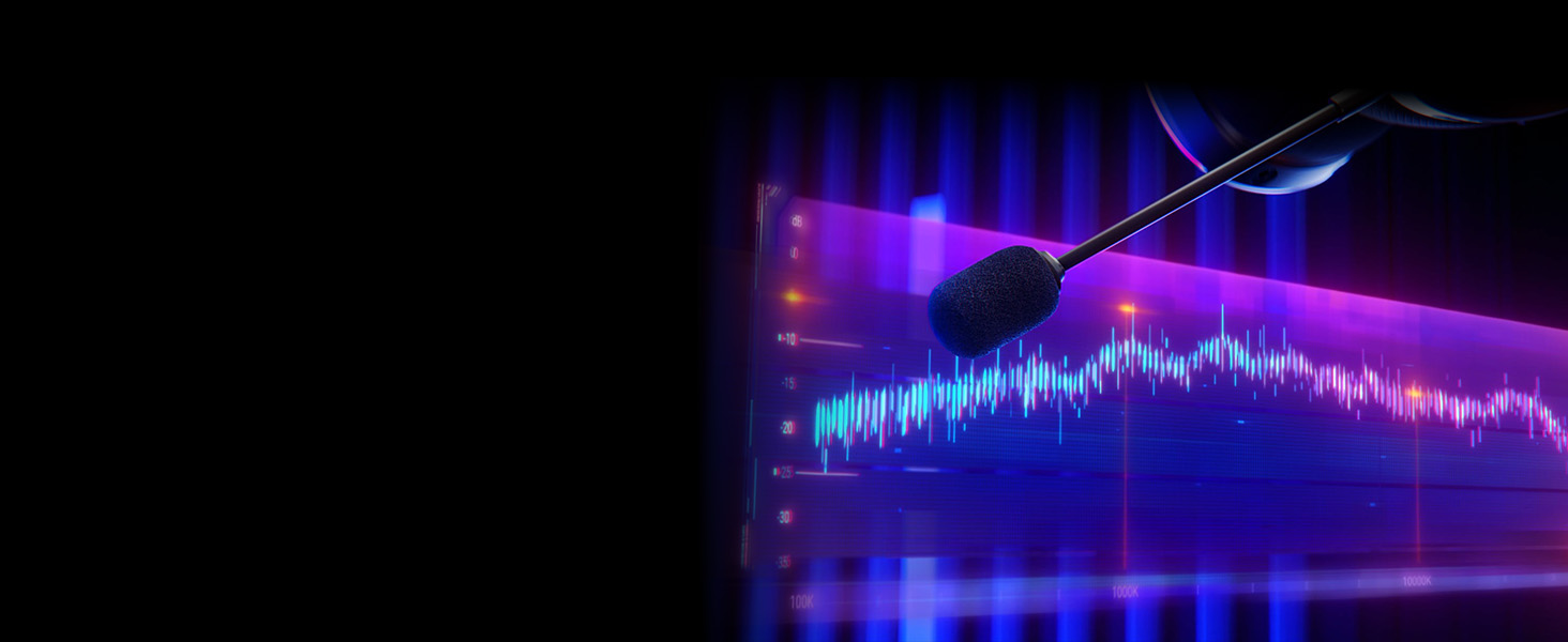 Microphone à perche à bande ultralarge de 10 mm