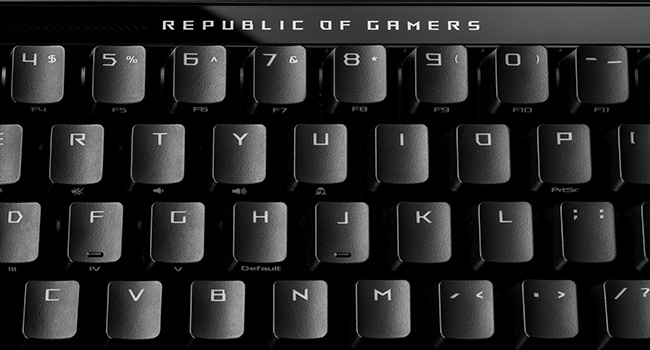 Touches ROG PBT Doubleshot