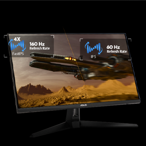 FRÉQUENCE DE RAFRAÎCHISSEMENT DE 160 HZ ET TEMPS DE RÉPONSE DE 1MS (GTG)
