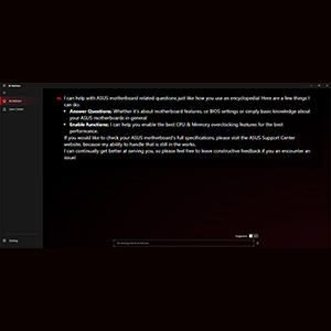 ASUS AI ADVISOR
