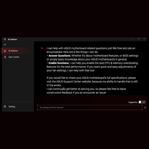 ASUS AI ADVISOR