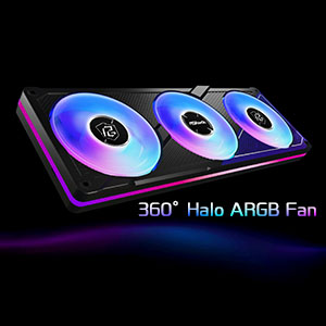 Ventilateur ARGB Halo 360° avec Cadre uni