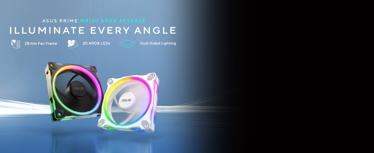 Ventilateur inversé ASUS Prime MR120 ARGB