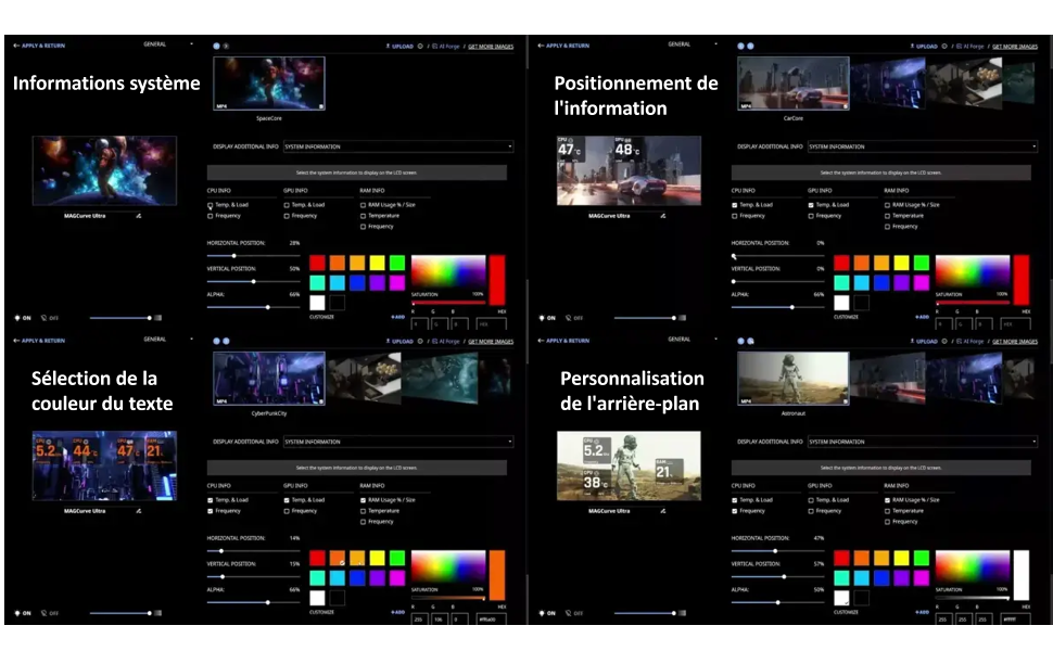 Personnalisez chaque détail de vos informations