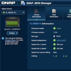 Surveillance intelligente de l'état du boîtier JBOD sur PC et serveurs avec QNAP JBOD Manager