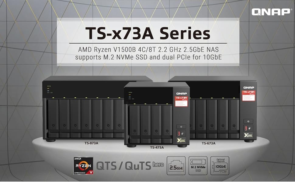Série QNAP TS-x73A-8G