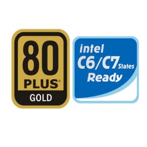 Certifié 80 PLUS Gold et Intel C6/C7 States Ready
