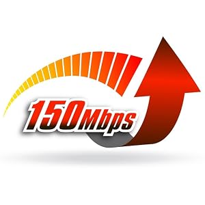Débit Wi-Fi 11n jusqu'à 150Mb/s