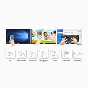 10 points de contact, une expérience tactile intuitive