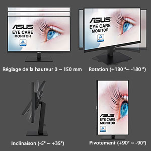 Un pied de support ergonomique pour un confort sur-mesure