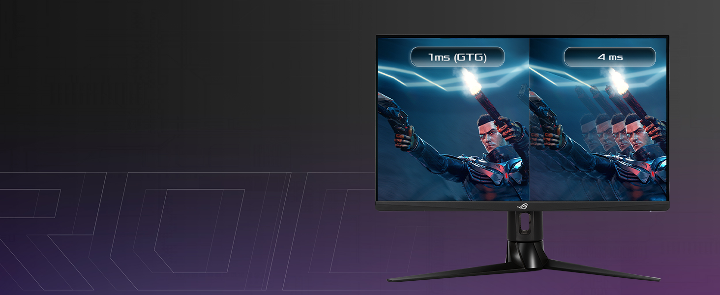ASUS FastIPS Display - Temps de réponse de 1 ms
