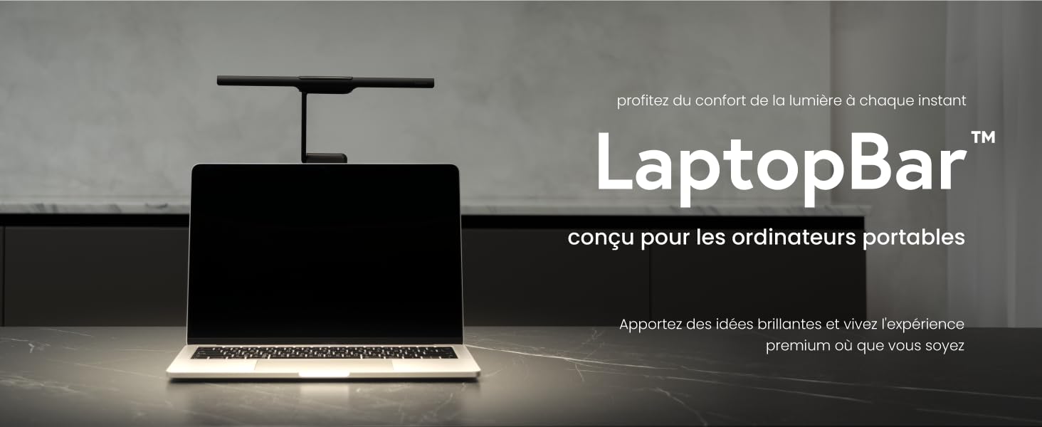 BenQ LaptopBar- Profitez du confort de la lumière à chaque instant