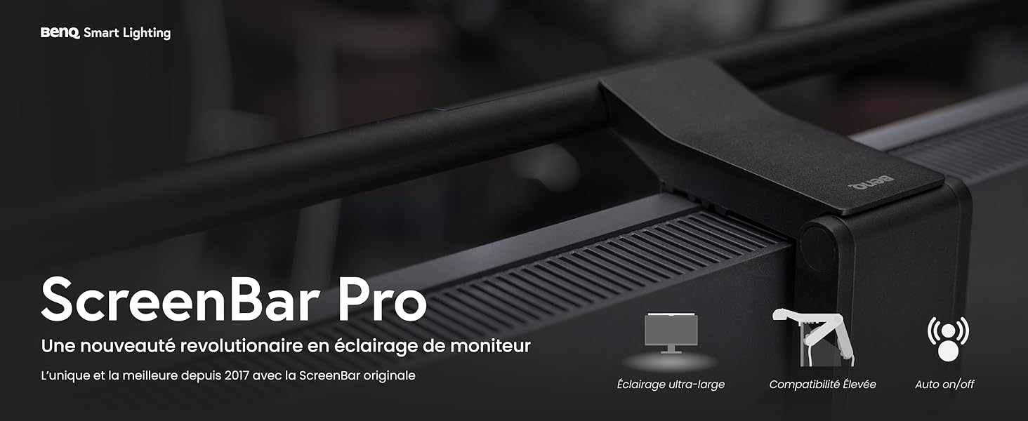 BenQ ScreenBar Pro- Une nouveauté revolutionaire en éclairage de moniteur