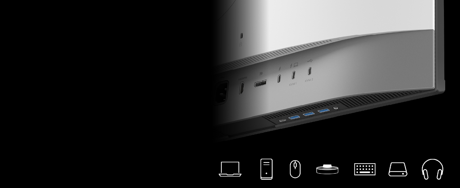 Connexion Thunderbolt 4 tout-en-un