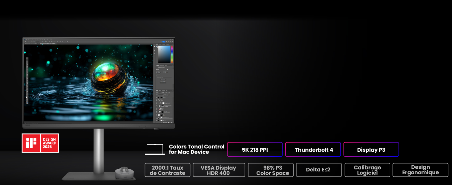 BenQ DesignVue écran pour graphistes