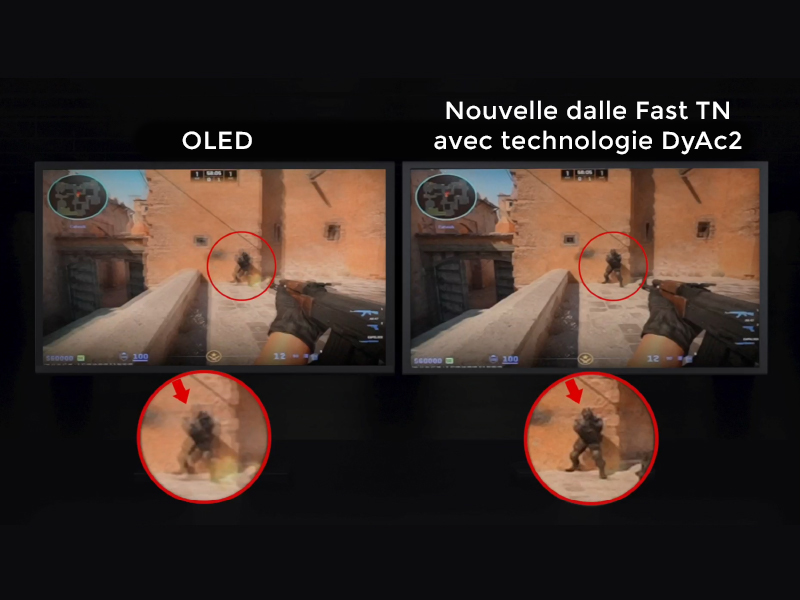 Conçu pour les joueurs de FPS - Optimisé pour les jeux FPS
