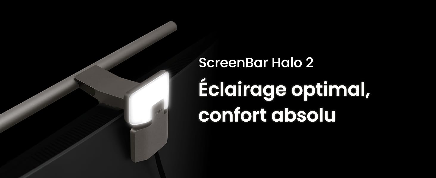 Conçue pour les pros, pensée pour la concentration : ScreenBar Halo 2