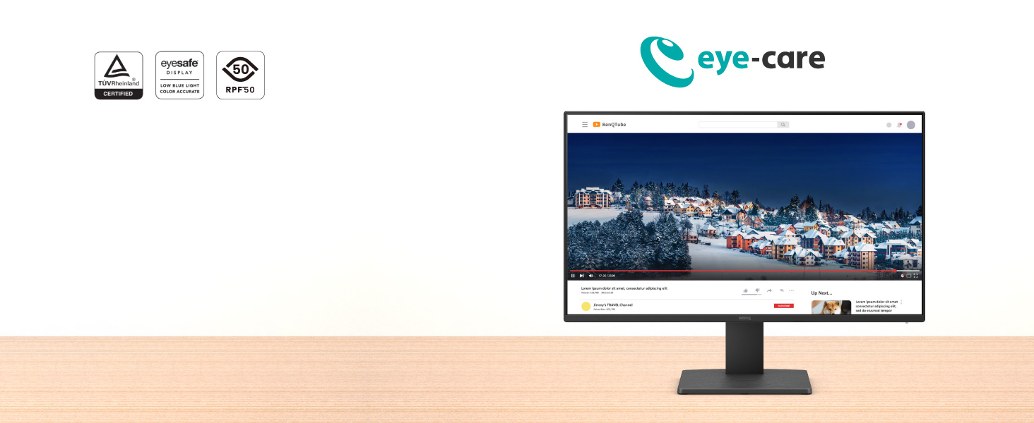 Technologie Eye-Care de BenQ