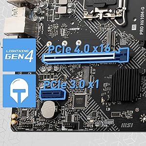 Slot PCIe 4.0 x16 renforcé