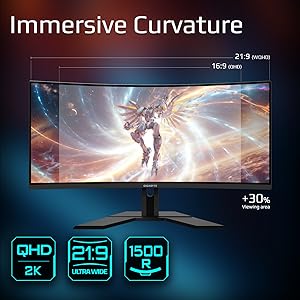Courbé pour votre expérience immersive