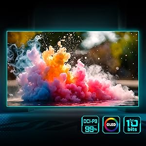 Affichage des couleurs précis avec 2K OLED